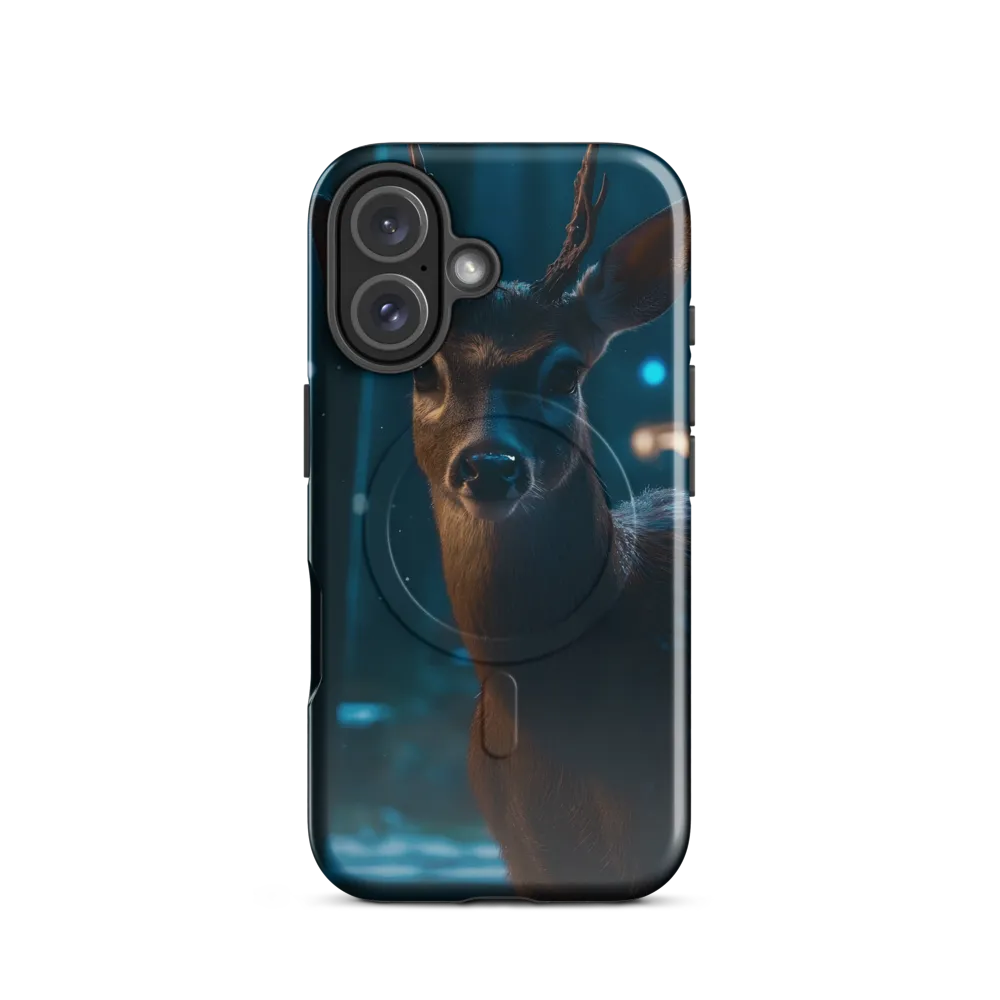 Whispers of the Forest: A Serene Encounter | Phone Case |  16 | MagSafe® Tough Case | Glossy