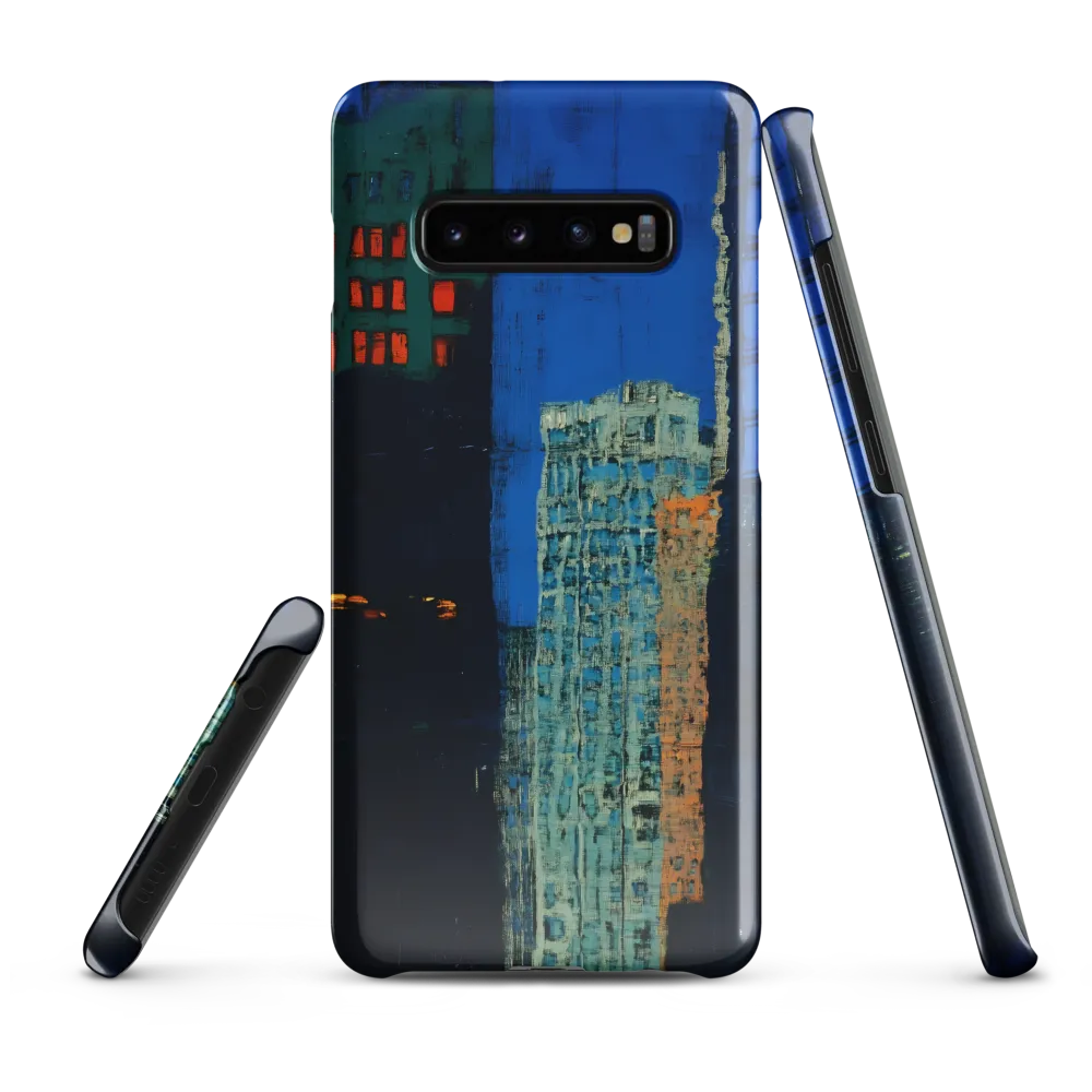 Urban Reflections: An Abstract Cityscape | Phone Case |  S10 Plus | Snap Case | Glossy