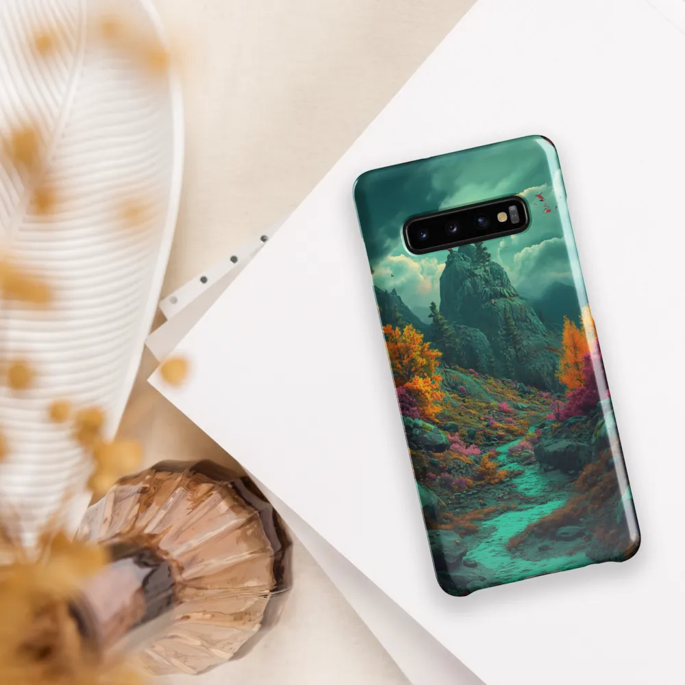 Ethereal Landscapes: A Journey Through Color | Phone Case |  S10 Plus | Snap Case | Glossy