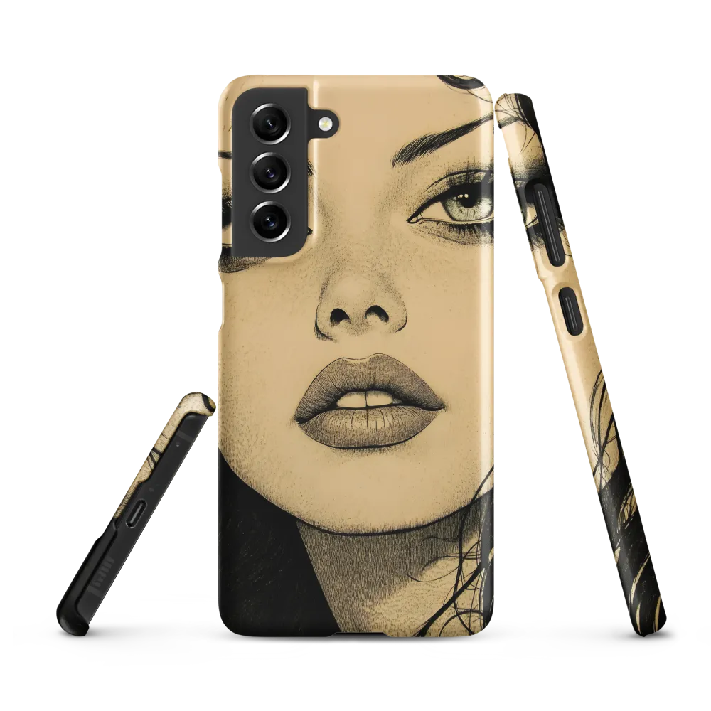 Enigmatic Gaze | Phone Case |  S21 FE | Snap Case | Matte