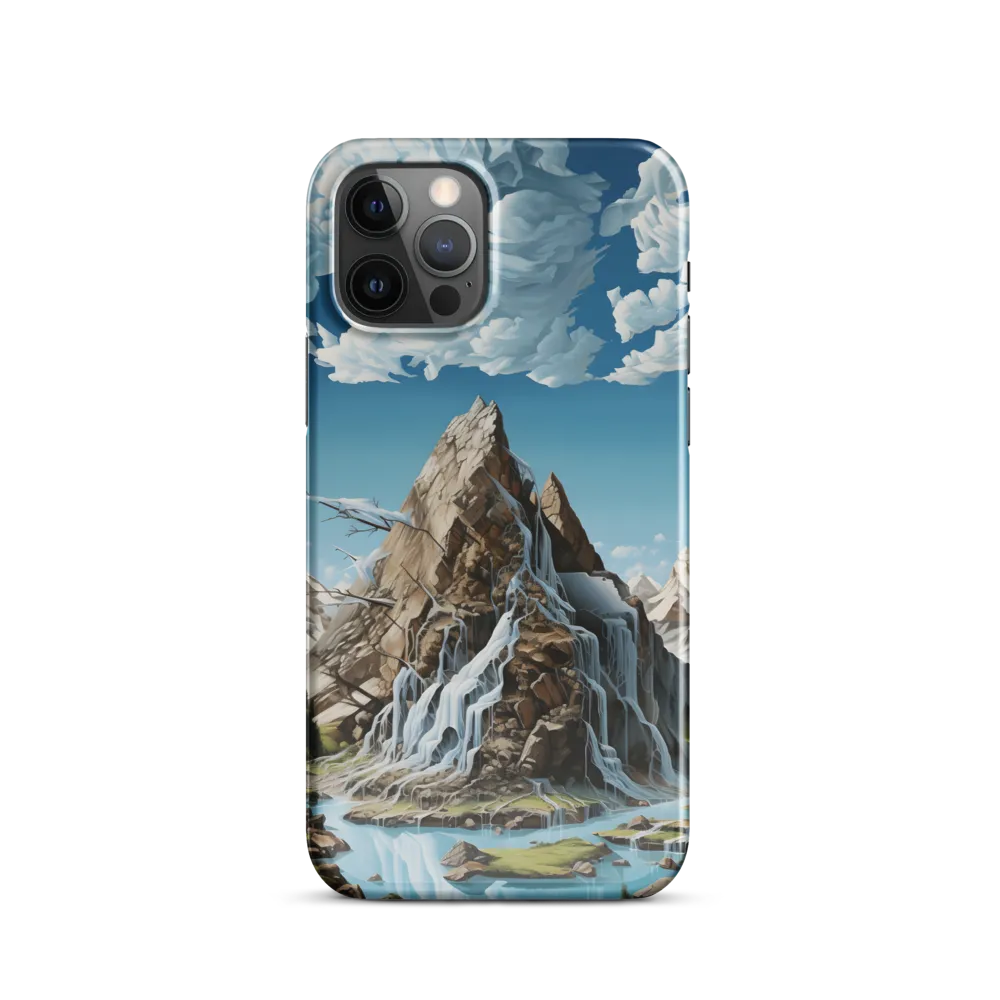 Majestic Cascade: A Mountain Masterpiece