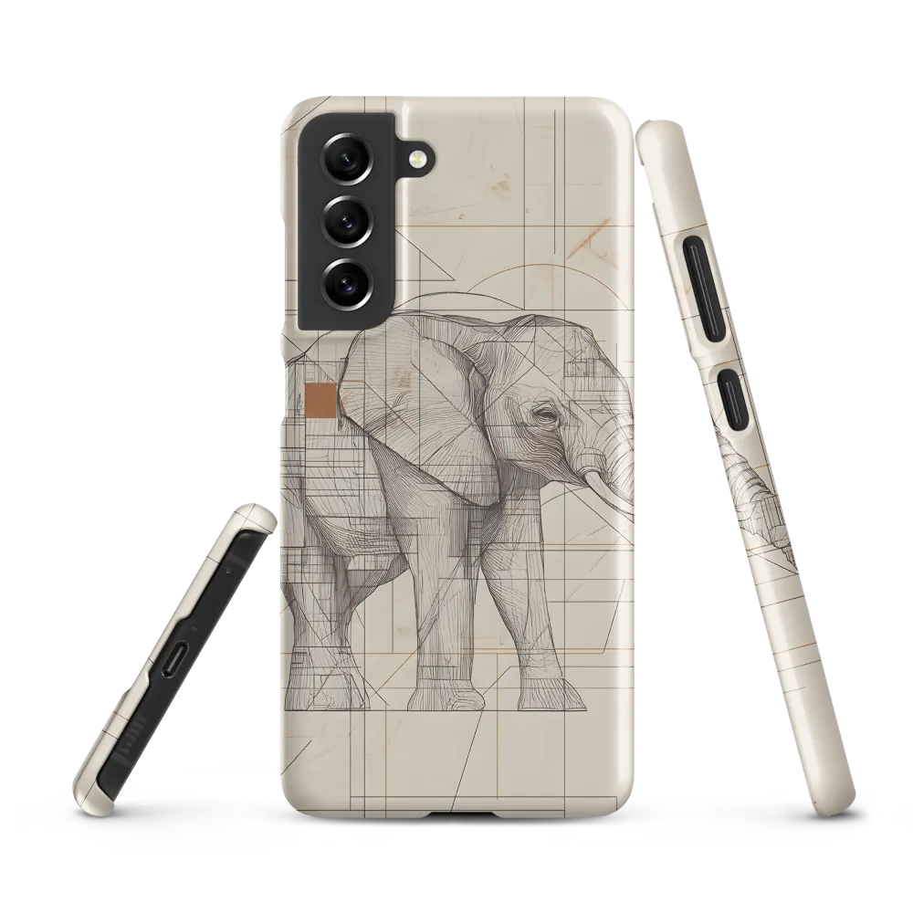 Geometric Elegance: The Steel Elephant