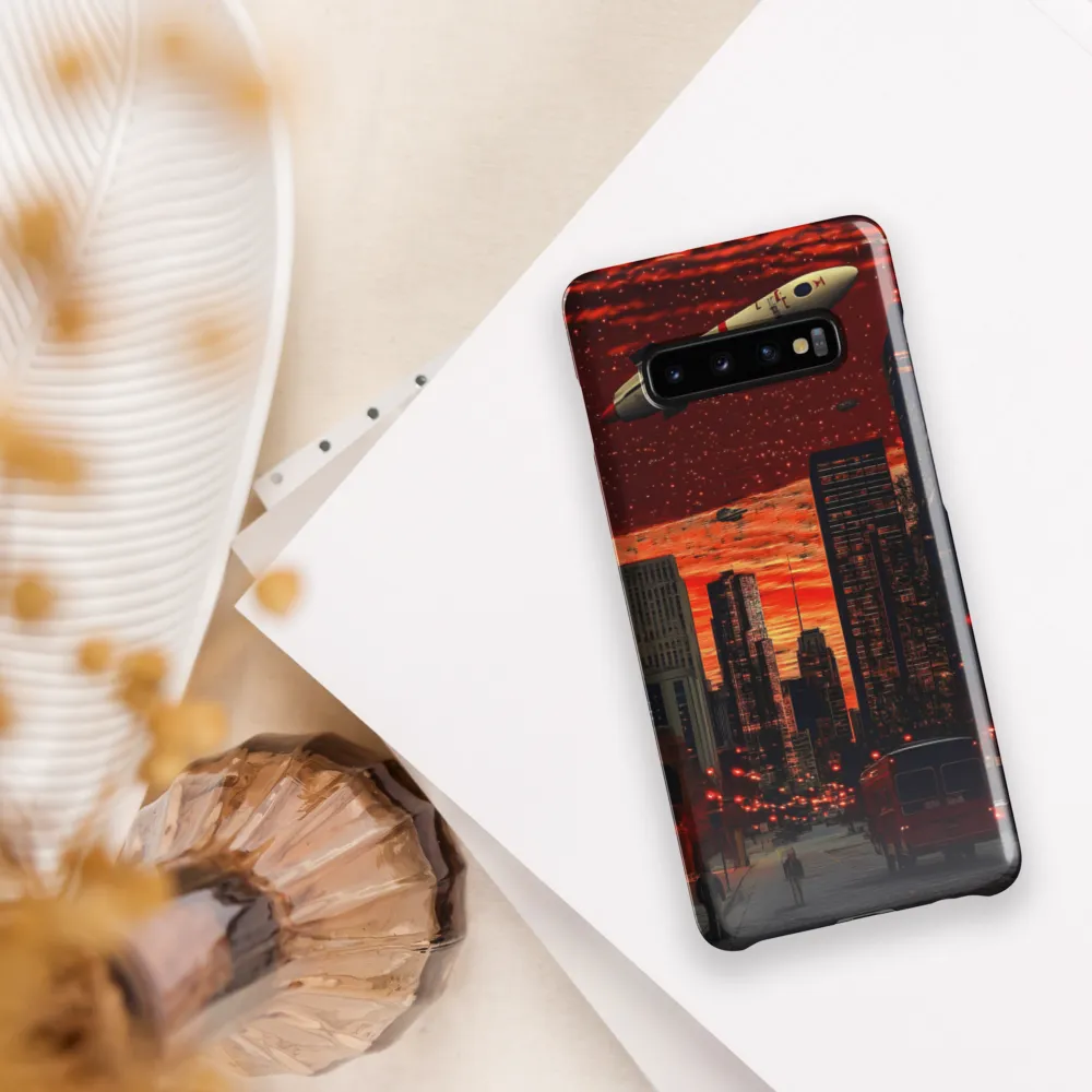 Cosmic Urban Symphony | Phone Case |  S10 Plus | Snap Case | Glossy