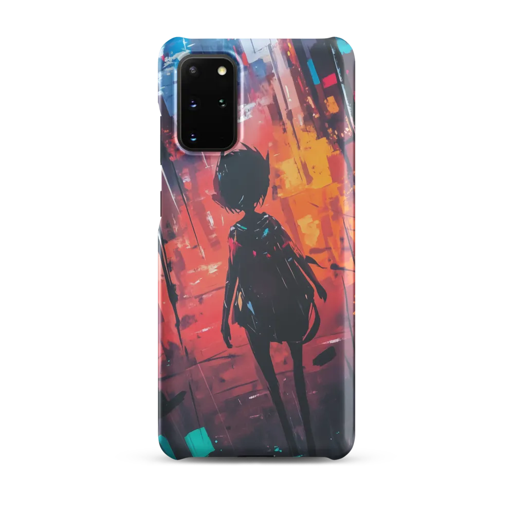 Silhouette in the Urban Abyss | Phone Case |  S20 Plus | Snap Case | Matte