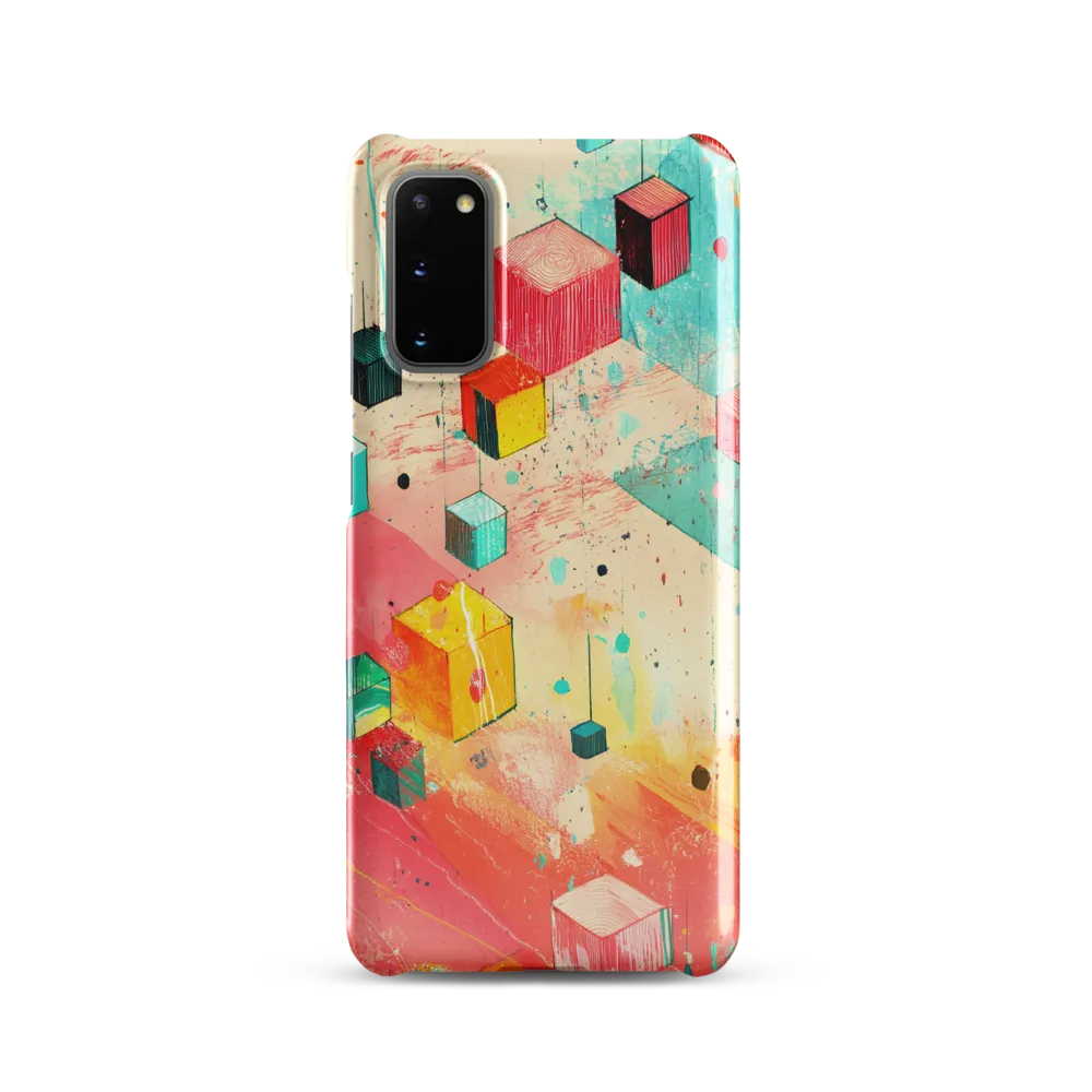Suspended Cubes in Colorful Abstraction