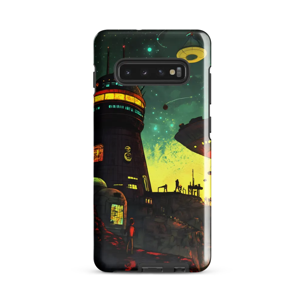 Futuristic Horizons: A Glimpse into Tomorrow | Phone Case |  S10 Plus | Tough Case | Glossy