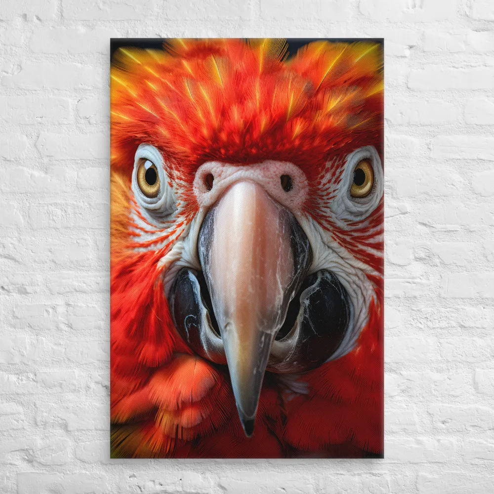 The Fiery Gaze of the Parrot