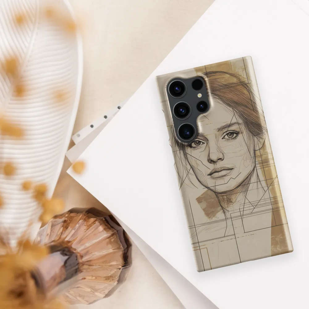 Geometric Elegance: A Modern Portrait