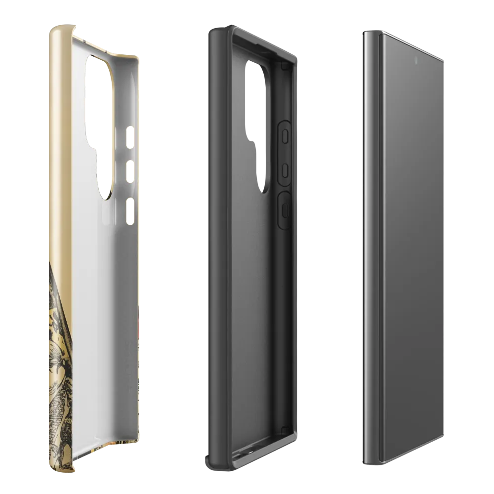 Mystical Cloak of Symbols | Phone Case |  S23 Ultra | Tough Case | Glossy