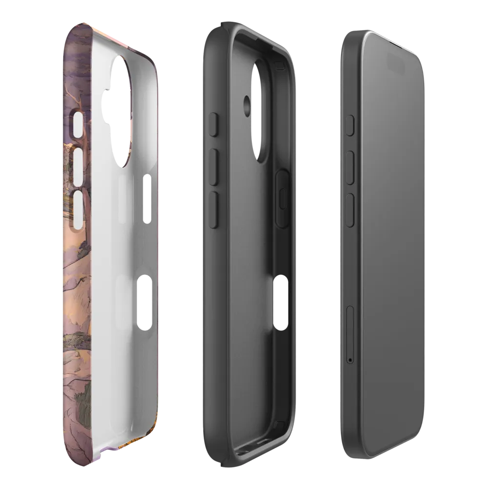 Tranquil Reverie: A Serene Landscape | Phone Case |  16 | Tough Case | Matte