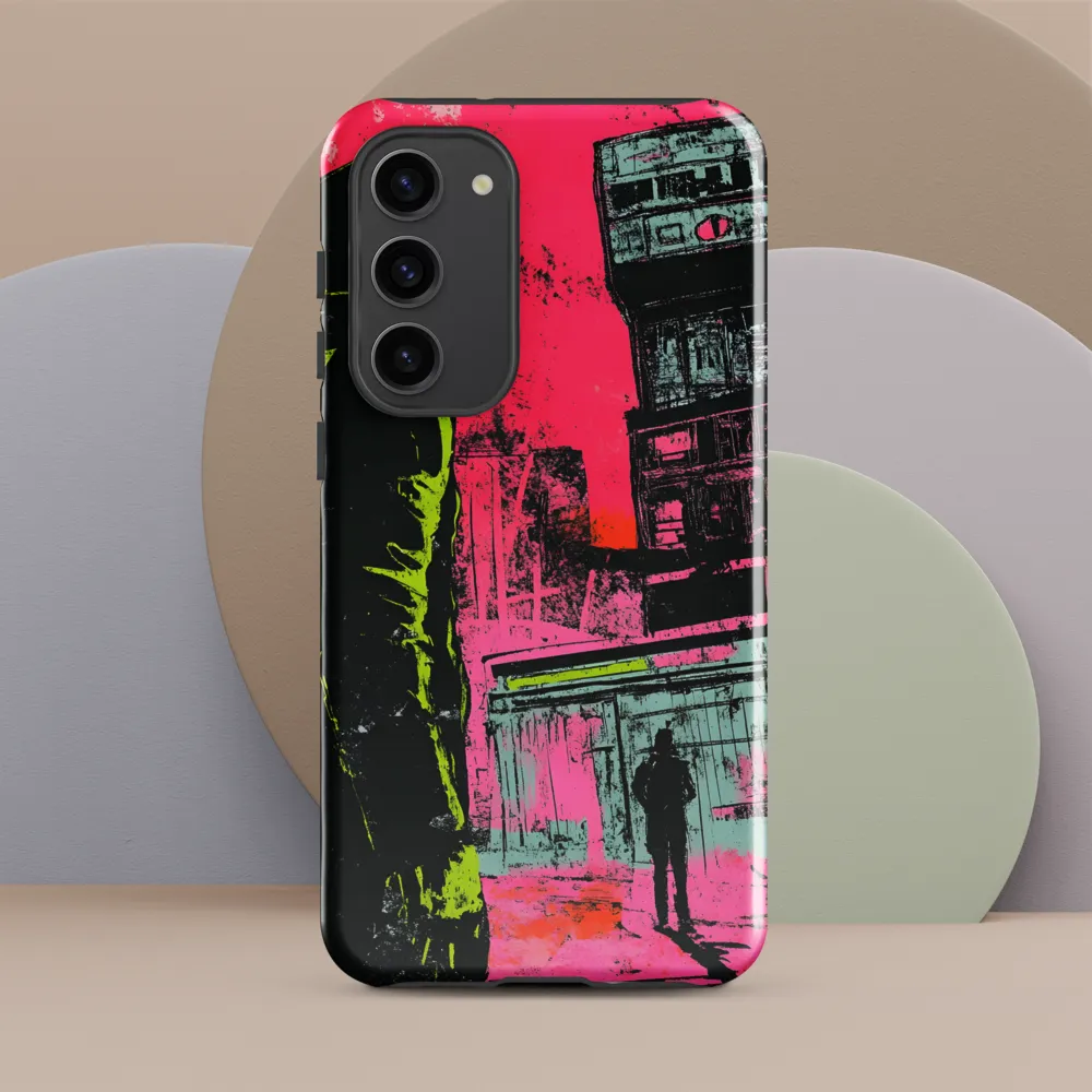 Urban Echoes of Mystery | Phone Case |  S23 Plus | Tough Case | Glossy