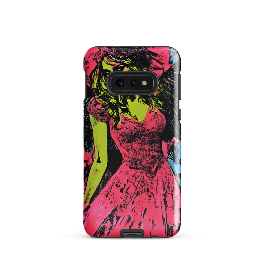 Mystical Angel in Neon Dreams