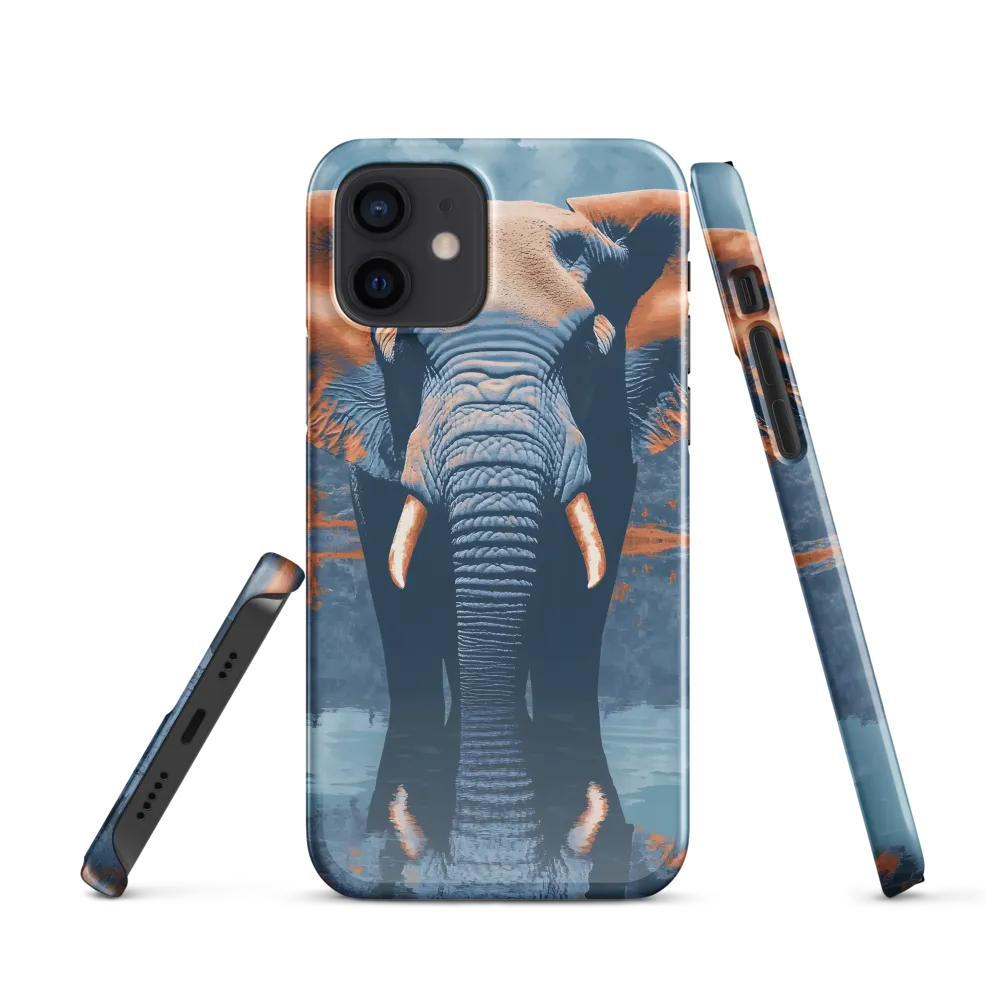Majestic Reflection: The Elephant's Serenade
