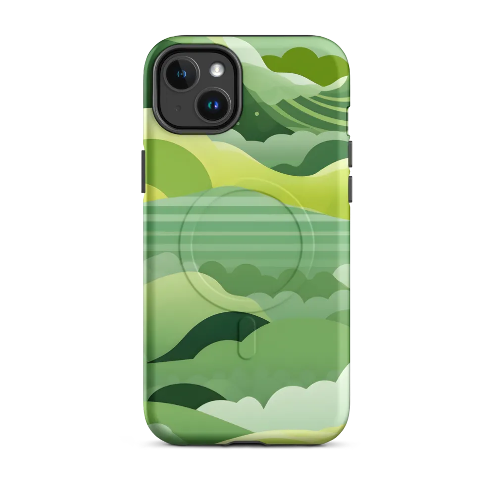 Tranquility in Green Waves