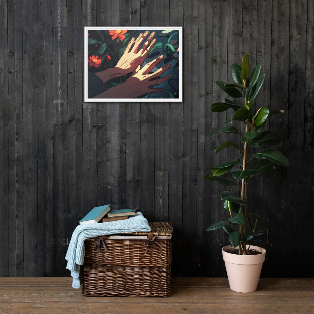 Whispers of Nature | Canvas with White Frame | 18″×24″