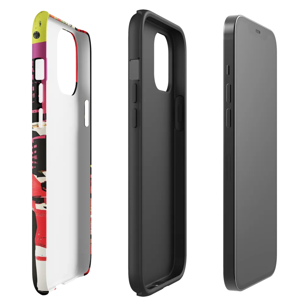 Urban Echoes: A Futuristic Reverie | Phone Case |  12 Pro Max | Tough Case | Glossy