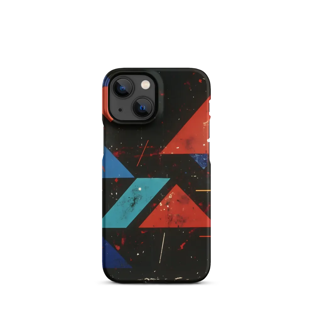 Dynamic Geometric Harmony | Phone Case |  13 Mini | Snap Case | Matte