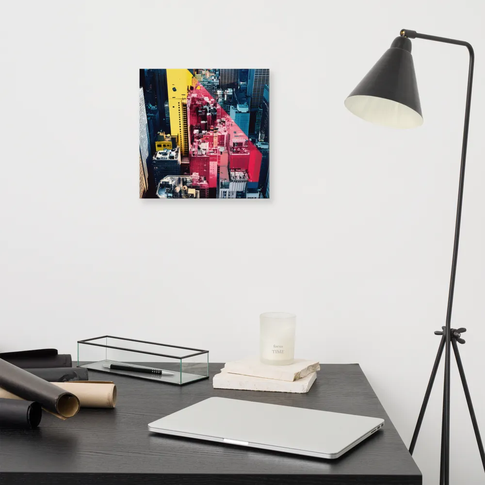 Dynamic Urban Symphony | Canvas | 12″×12″