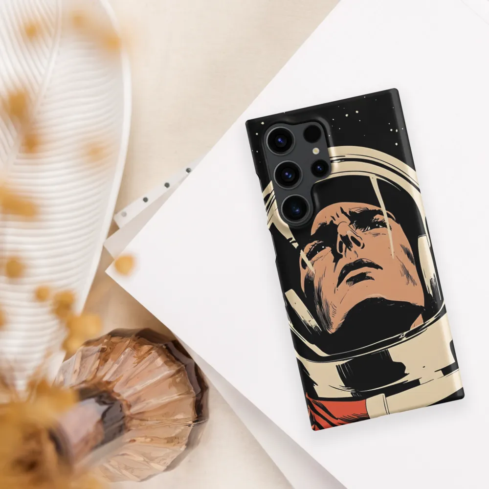Gaze of the Astronaut | Phone Case |  S23 Ultra | Snap Case | Matte