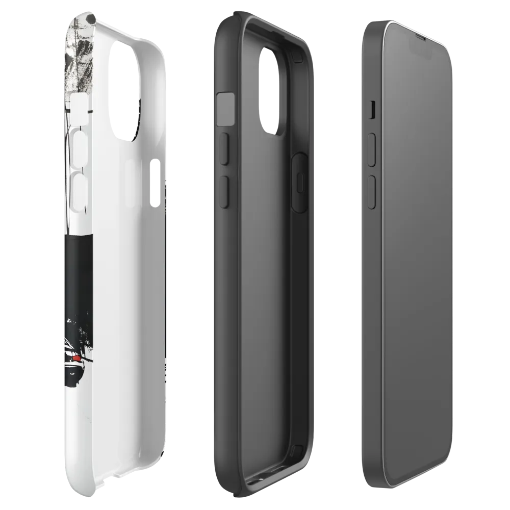 Urban Pulse: A Monochromatic Journey | Phone Case |  14 Plus | Tough Case | Glossy