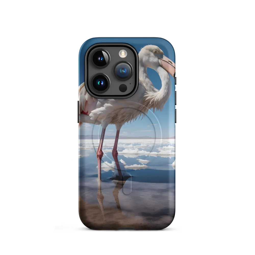 Graceful Solitude of a Flamingo