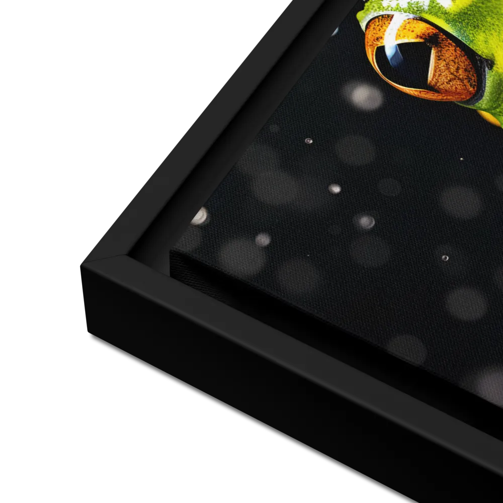 Emerald Elegance: The Frog in Focus