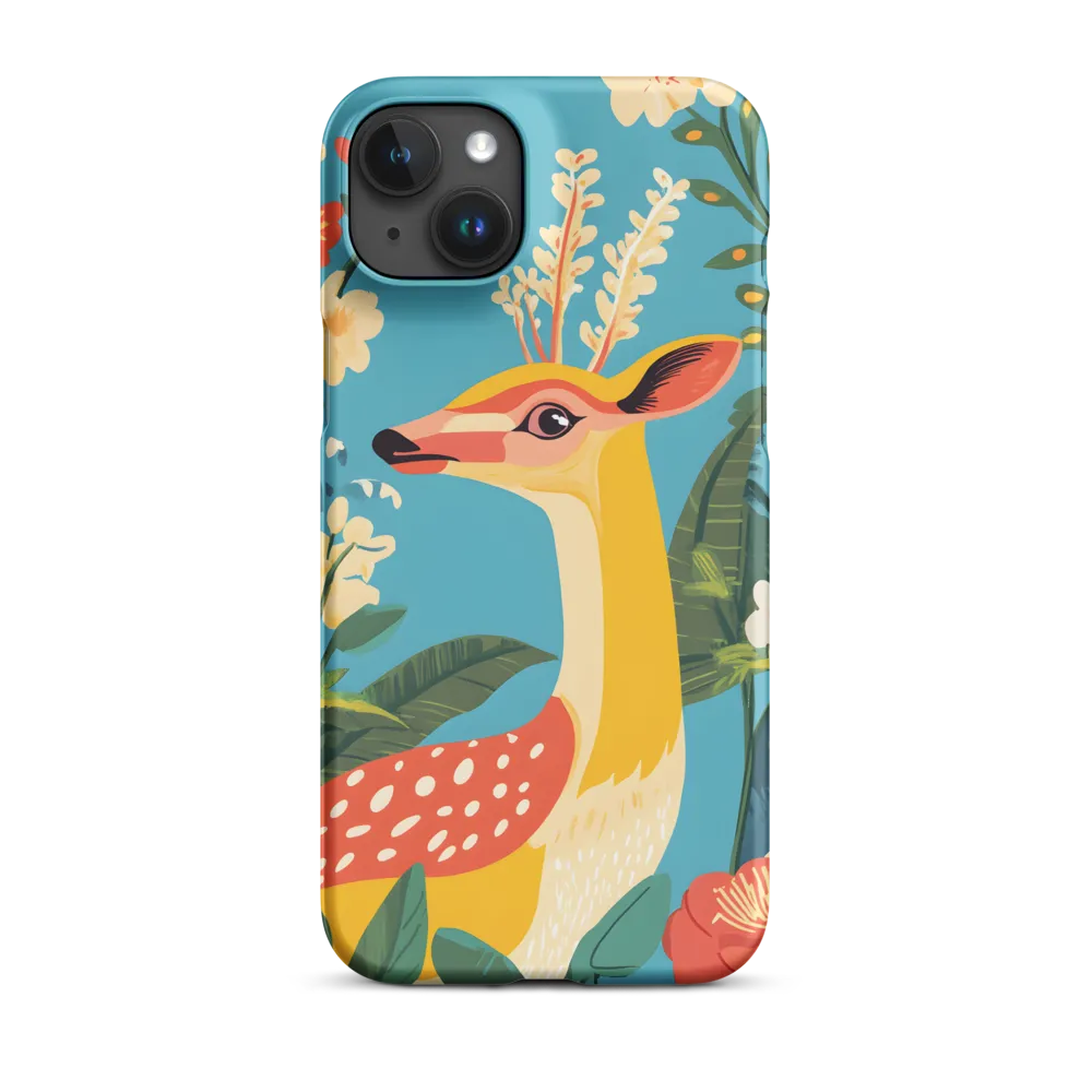Serene Majesty: A Vibrant Deer Amidst Flora