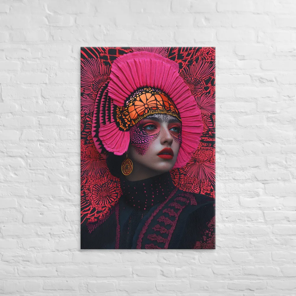 Bold Elegance: A Contemporary Portrait | Art Print