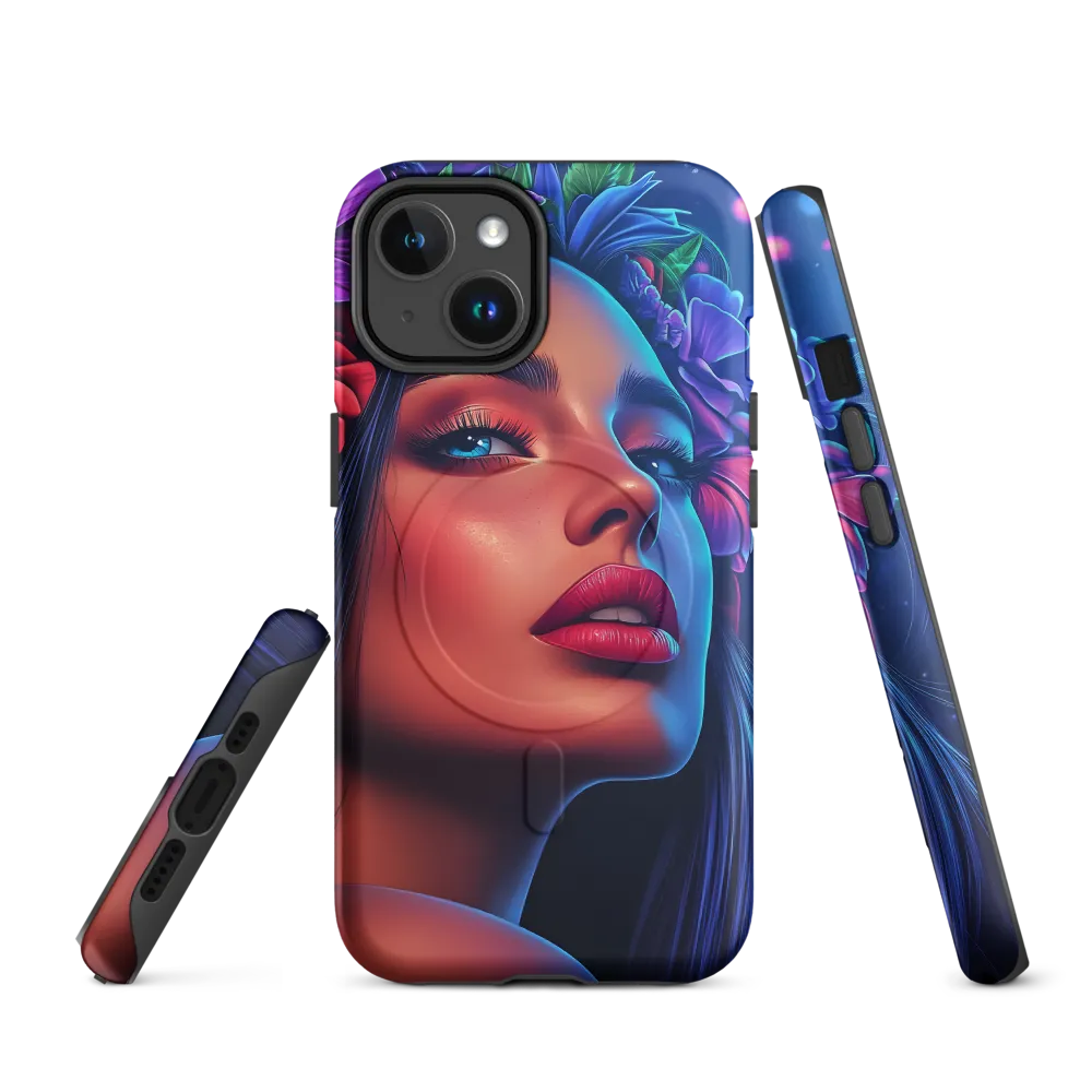 Radiance of the Floral Queen | Phone Case |  14 | MagSafe® Tough Case | Matte