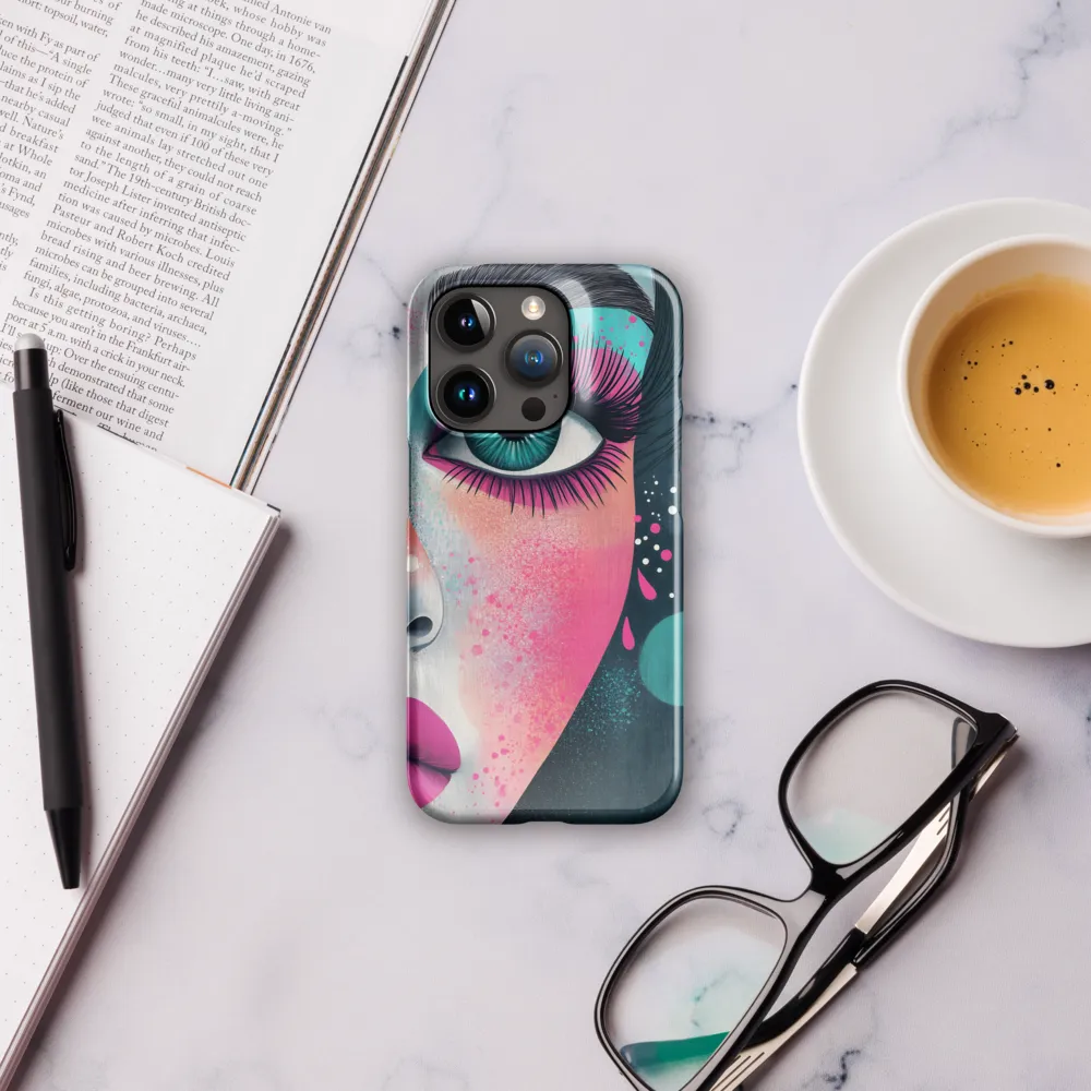 Vibrant Gaze | Phone Case |  15 Pro | Snap Case | Glossy