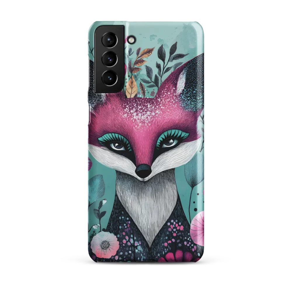 Whimsical Fox Among Blossoms | Phone Case |  S21 Plus | Snap Case | Matte