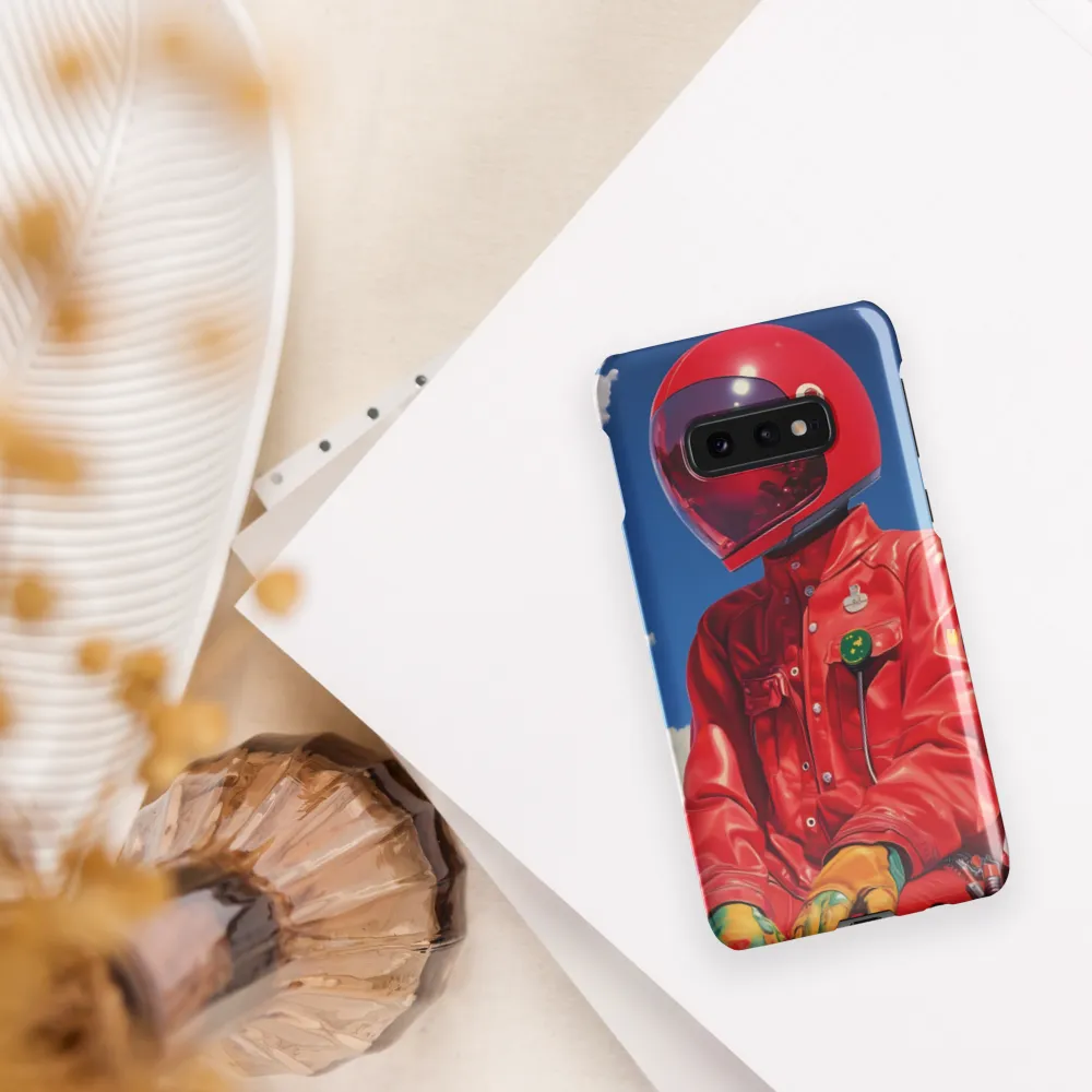 Astronaut in Crimson