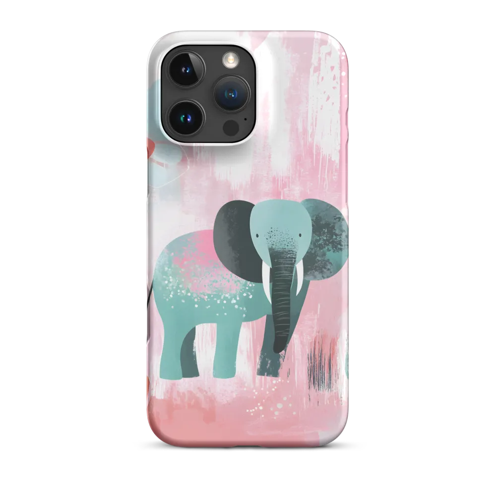 Whimsical Elegance: An Elephant's Serenade | Phone Case |  16 Pro Max | Snap Case | Matte