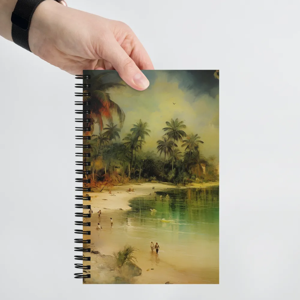 Elysian Shores at Dusk | Spiral Notebook