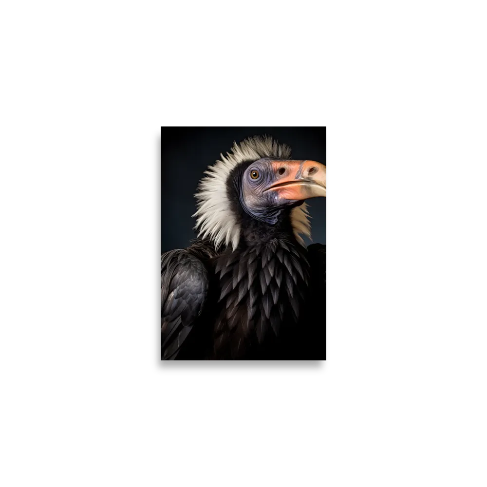 Majestic Vulture Portrait | Poster | A2 (16.5″×23.3″)