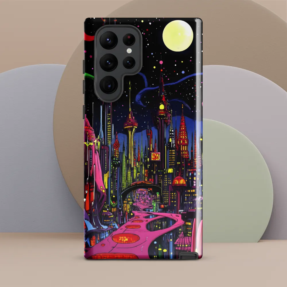 Neon Dreams of a Futuristic City