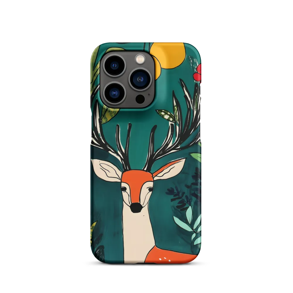 Nature's Embrace: The Majestic Deer | Phone Case |  14 Pro | Snap Case | Matte