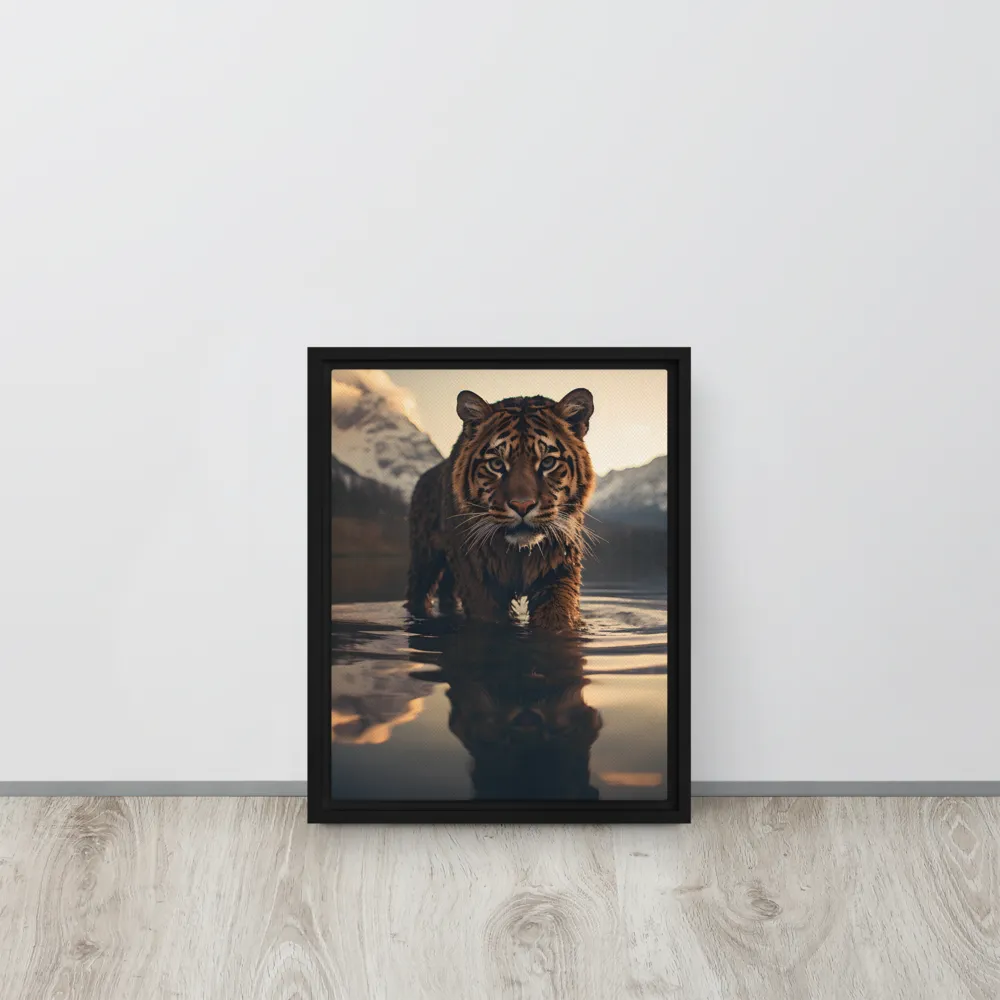 Majestic Reflection: The Tiger's Domain