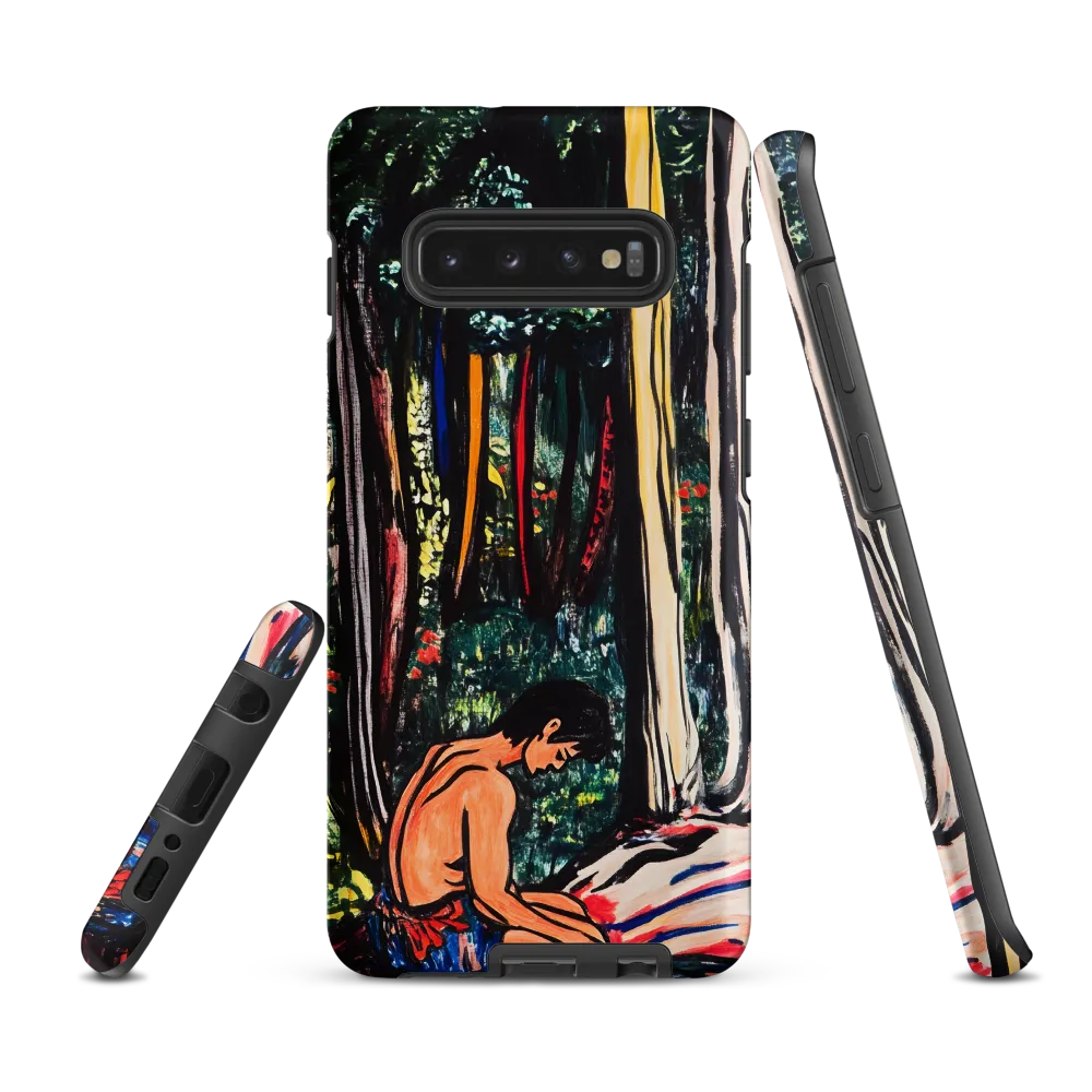 Contemplation in Nature | Phone Case |  S10 Plus | Tough Case | Matte