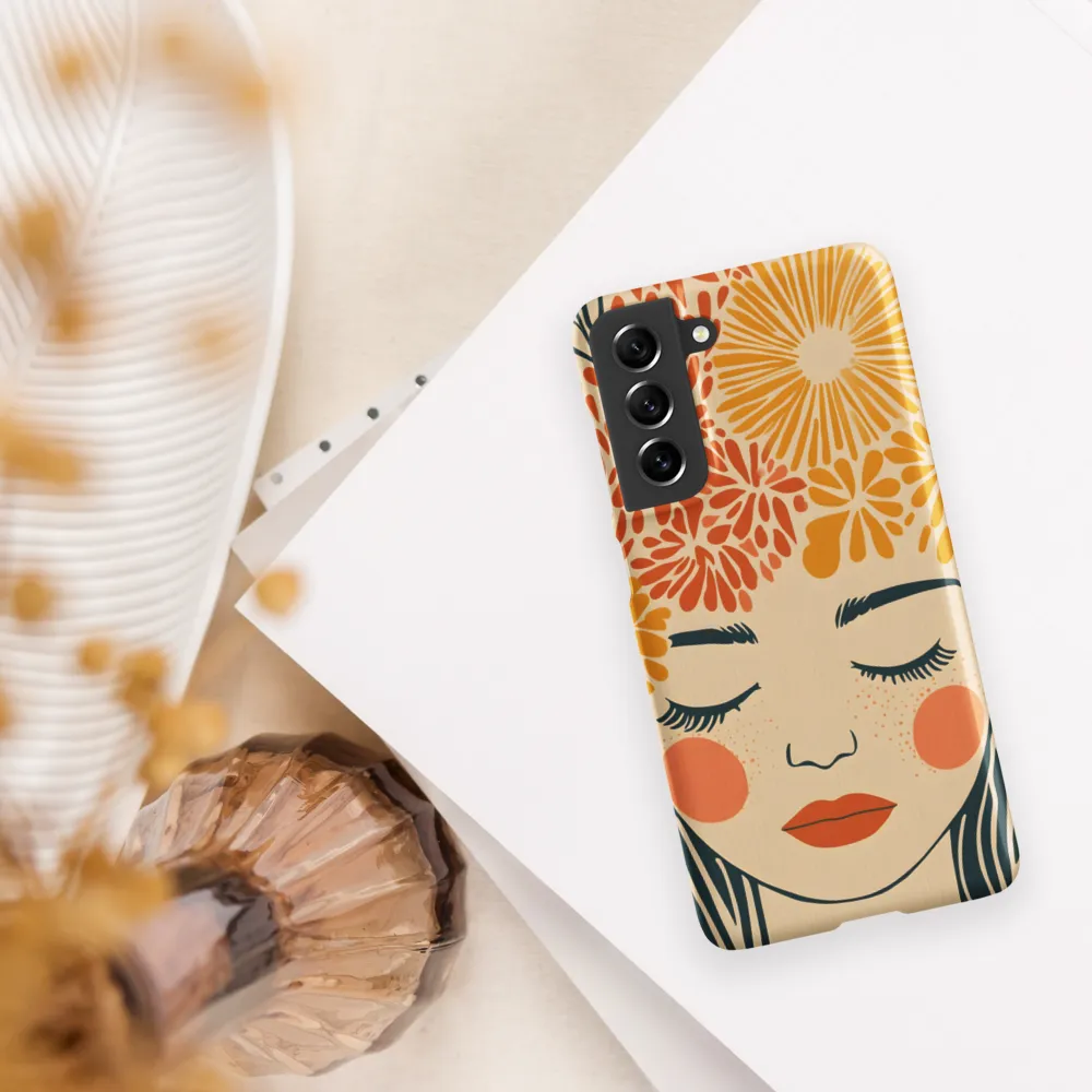 Serenity in Bloom | Phone Case |  S21 FE | Snap Case | Matte