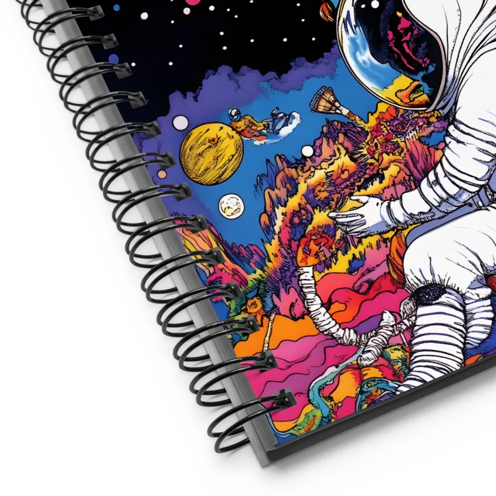 Cosmic Wonder: An Astronaut's Journey Through Color | Spiral Notebook