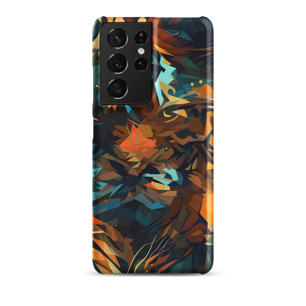 Wild Symphony: Abstract Tigers | Phone Case |  S21 Ultra | Snap Case | Matte