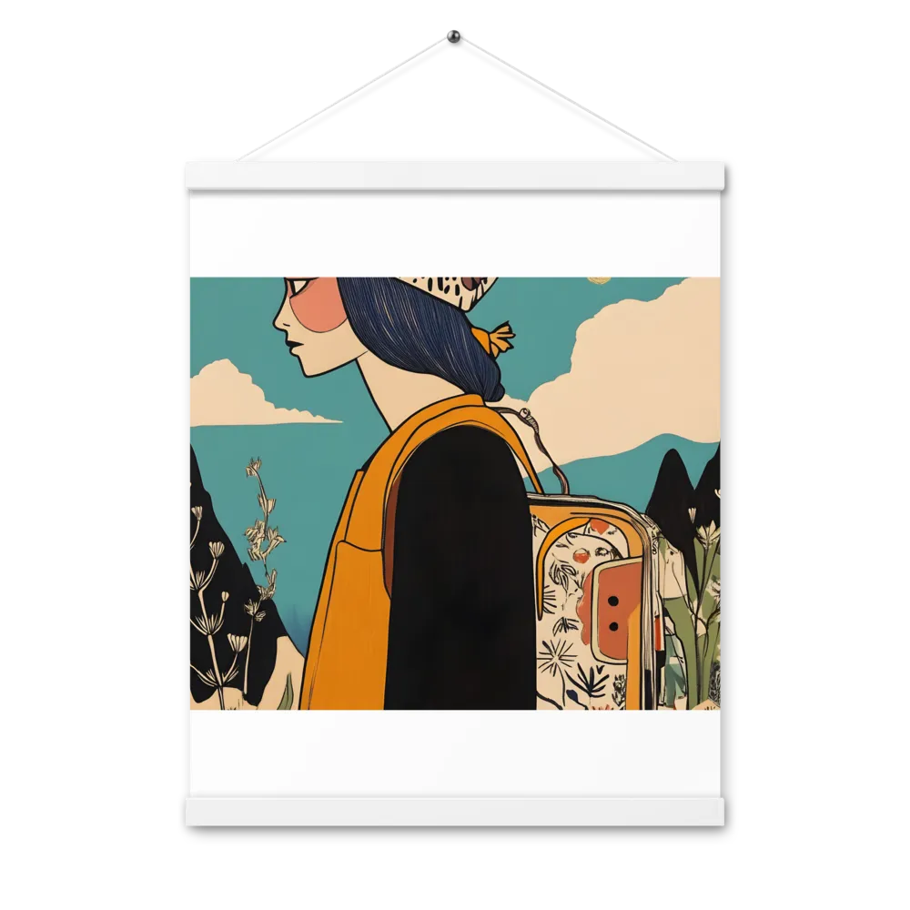 Journey's Serenity | Poster With White Wood Hanger | 16″×20″