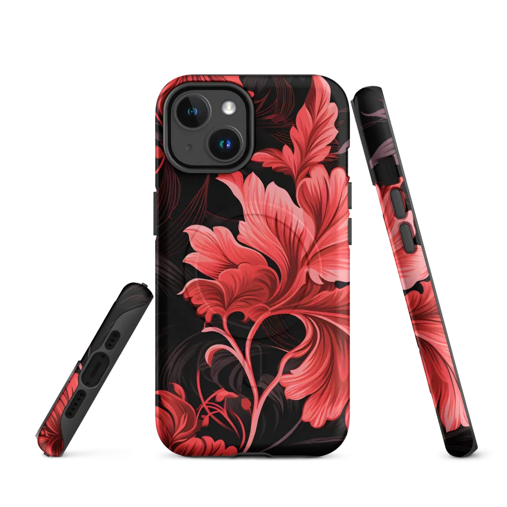 Tropical Elegance in Red