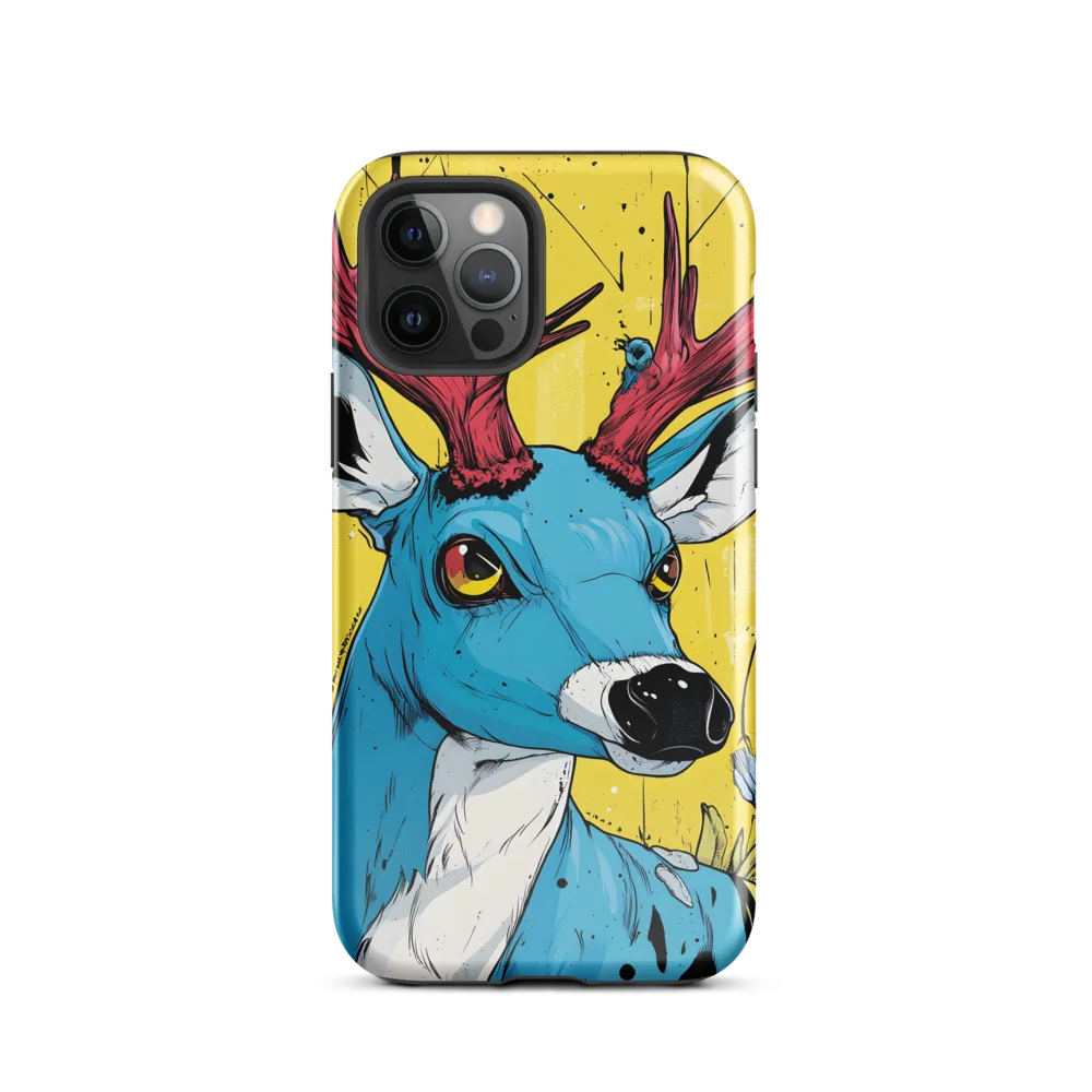 Vivid Antlers: A Modern Take on Nature