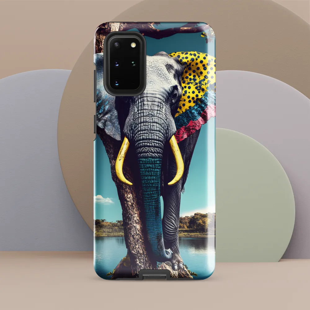 Playful Elegance: The Surreal Elephant