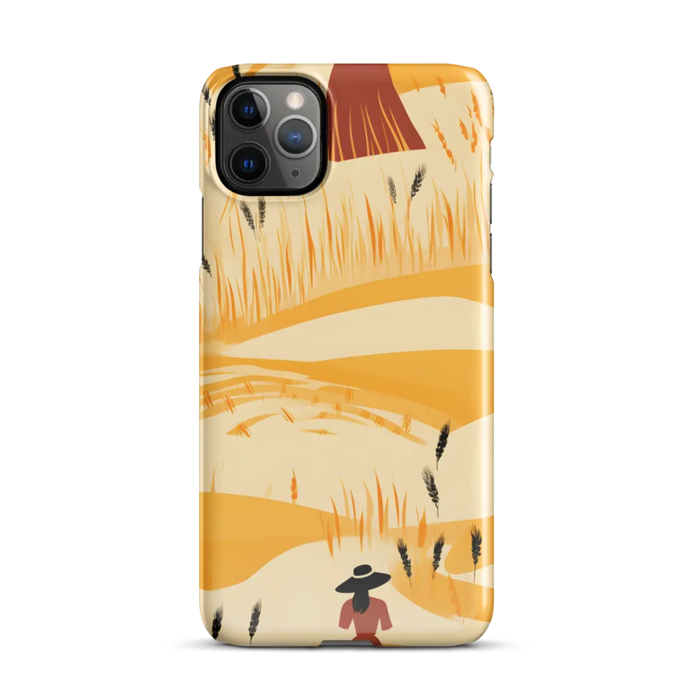 Embracing the Fields: A Floral Journey | Phone Case |  11 Pro Max | Snap Case | Glossy