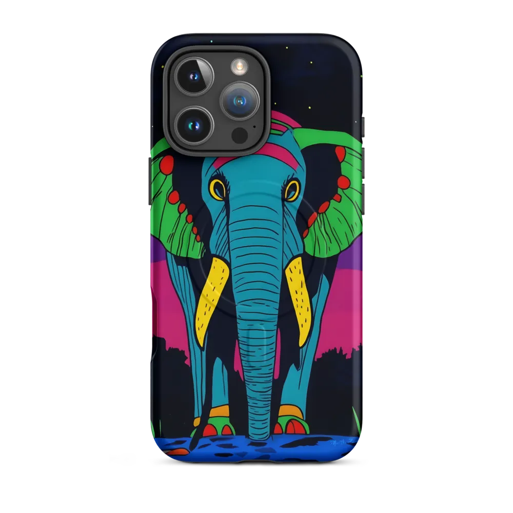 Whimsical Majesty: The Vibrant Elephant