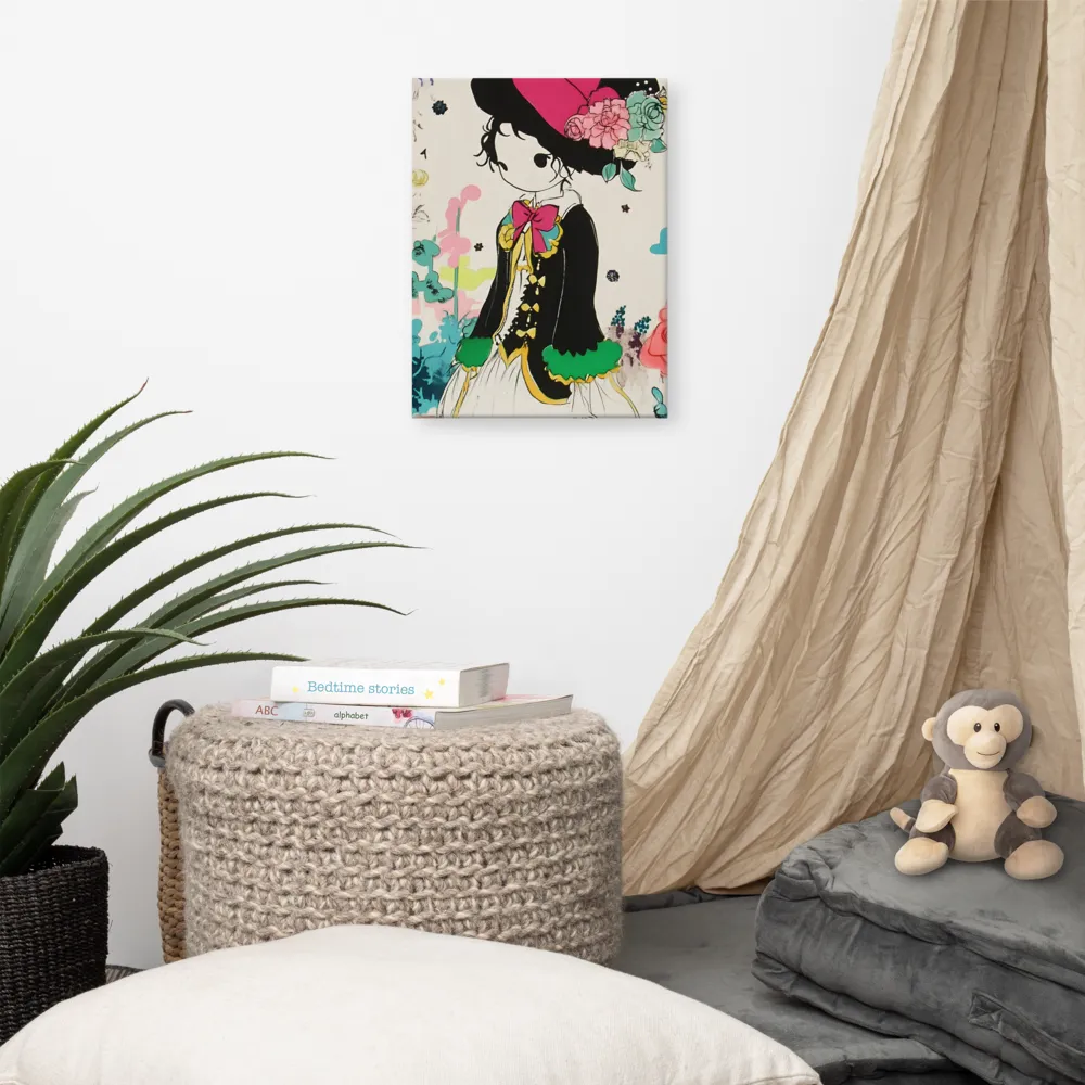 Whimsical Garden Reverie | Canvas | 12″×16″