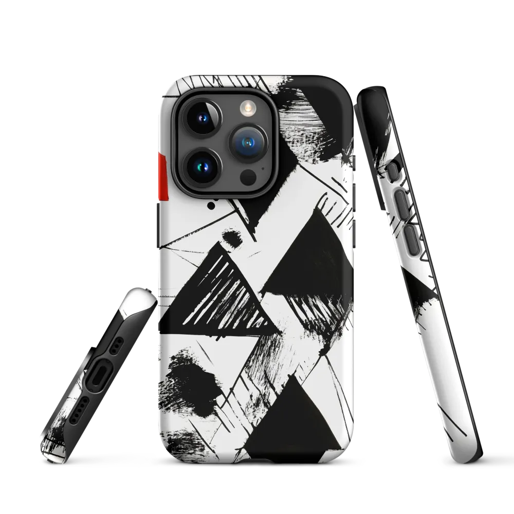 Dynamic Geometric Harmony | Phone Case |  15 Pro | Tough Case | Matte
